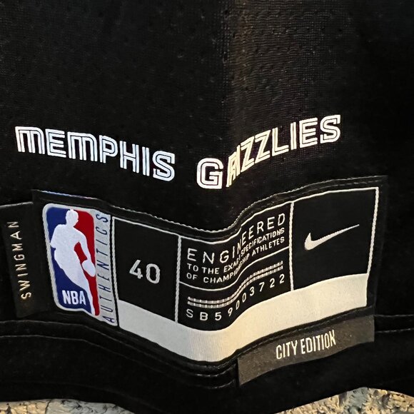 Nike Memphis Grizzlies City Edition Jersey NWT Small (40) - Picture 3 of 6